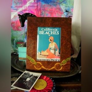 RARE Vintage Burl Wood Bit Detail GUCCI PICTURE Photo Art FRAME Desk Accessory